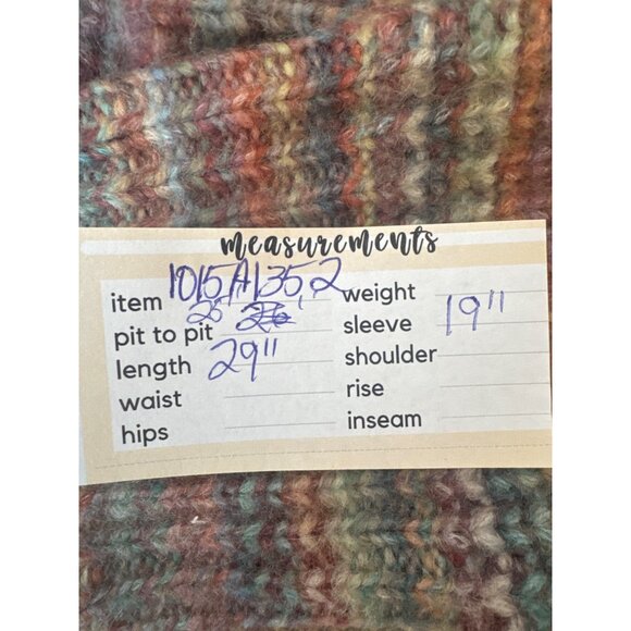 2/$30 ZARA Multicolor Striped Sweater S Acrylic & Nylon - Picture 6 of 13